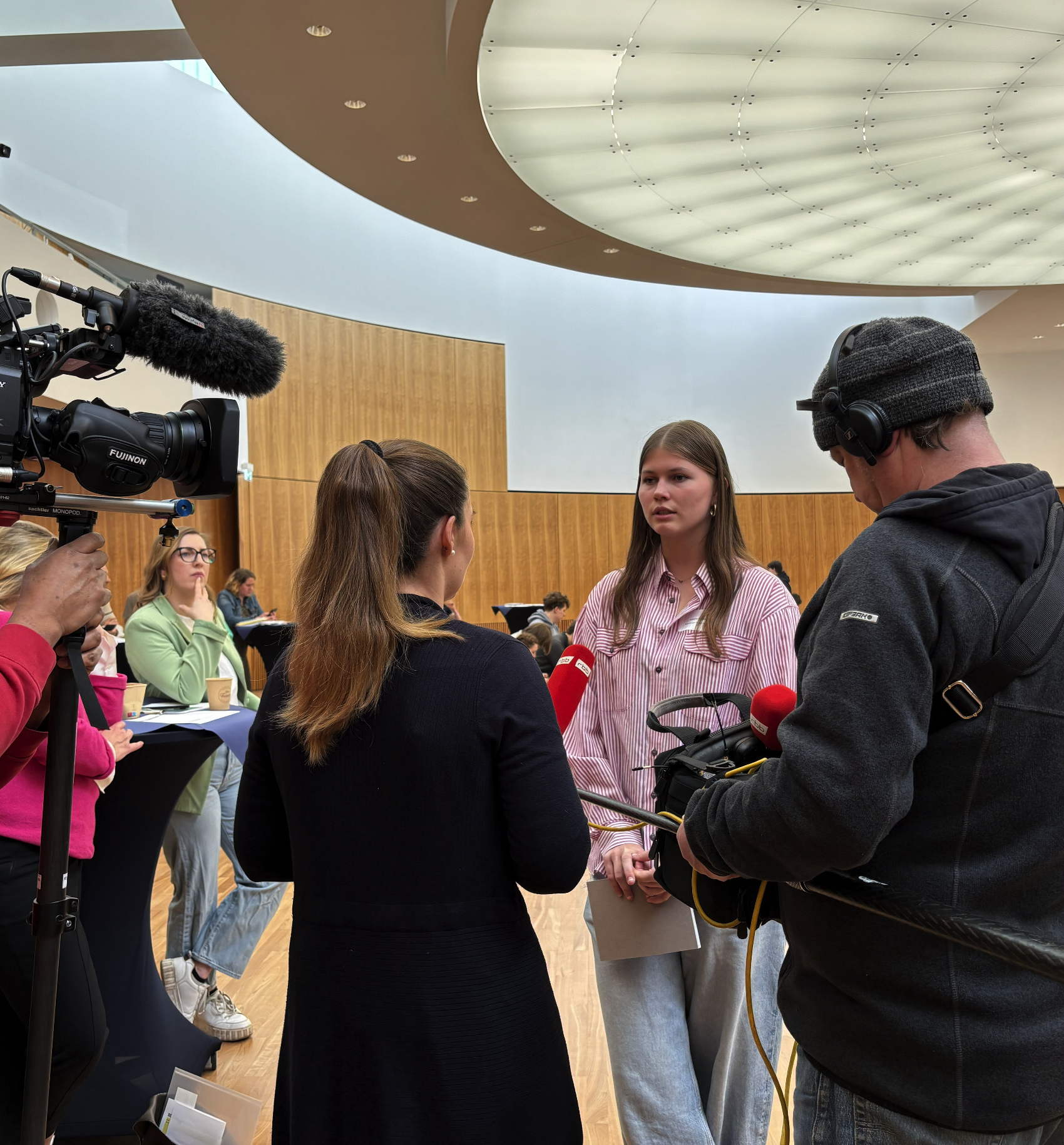 Moderation beim SchoolBizDay